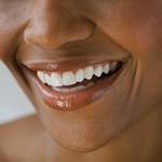 Woman with very healthy smille